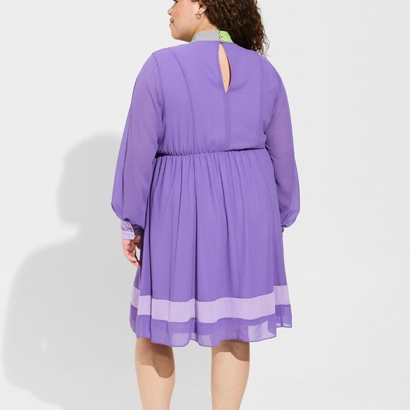 ❤️NWT VINTAGE TORRID SCOOBY DOO DAPHNE HALLOWEEN COSTUME COSPLAY DRESS SIZE 1X - Picture 2 of 8